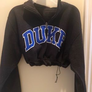 Cropped duke sweatshirt